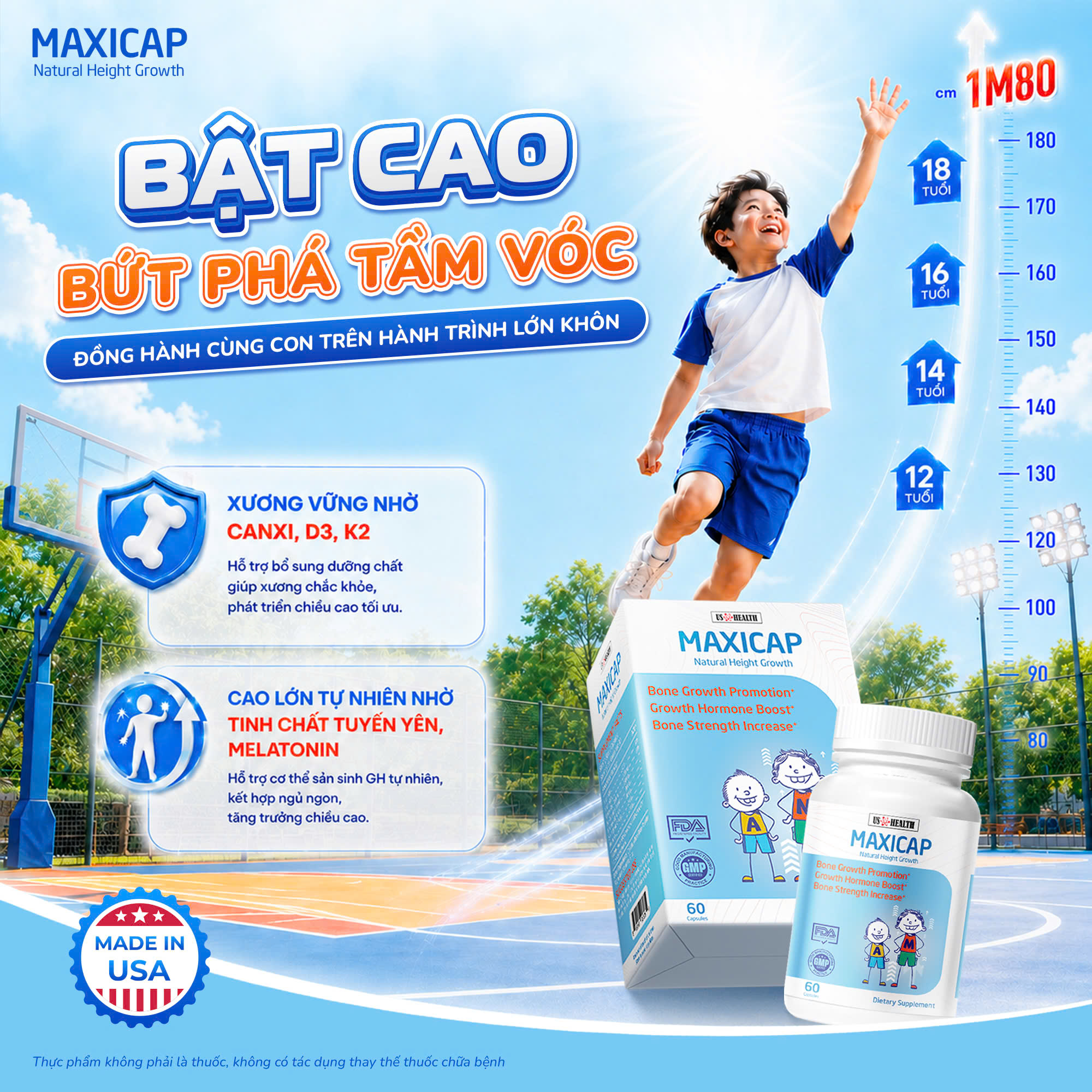 Tăng chiều cao Maxicap